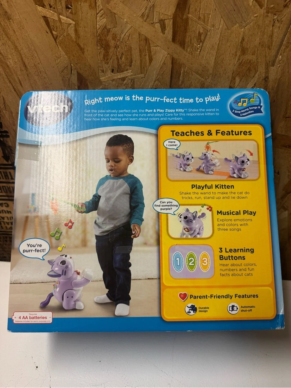Purr & Play Zippy Kitty - Vtech Interactive Toy